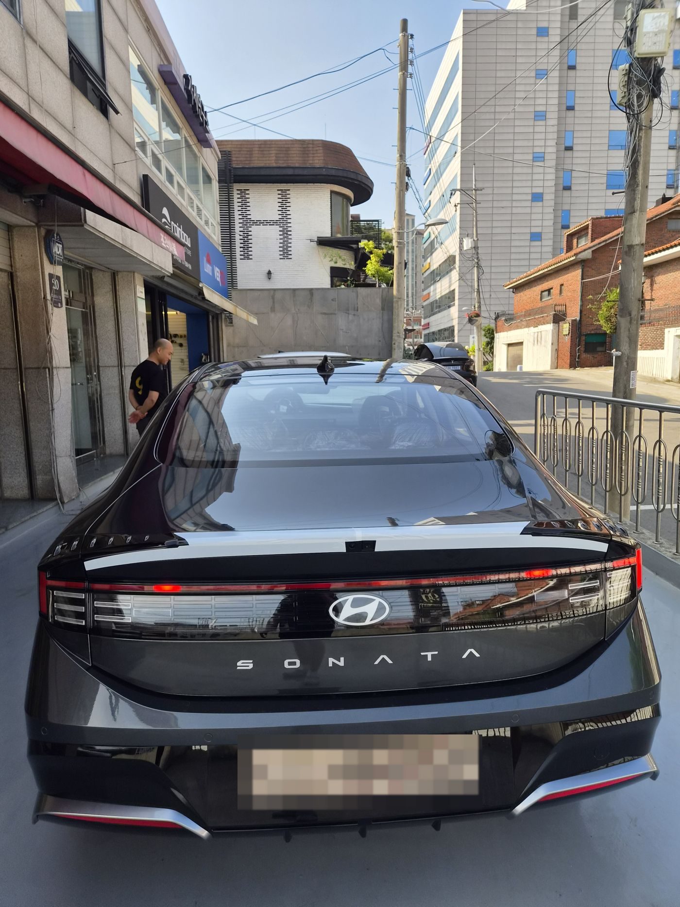 현대자동차 신차 후면 출고 전 확인 — 첫차 상담 사례